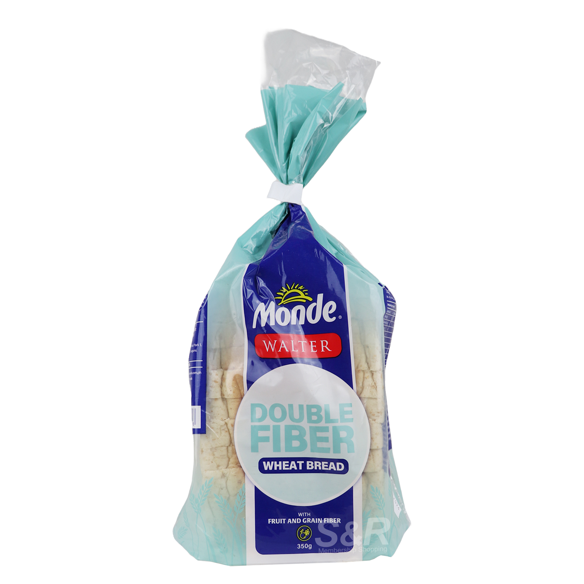 Monde Walter Double Fiber Wheat Bread 350g